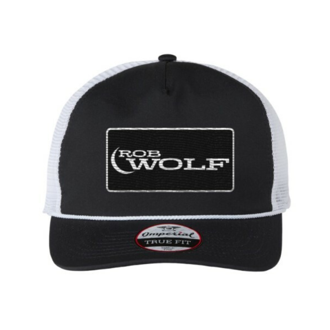 Black & White RW Logo Cap – Rob Wolf