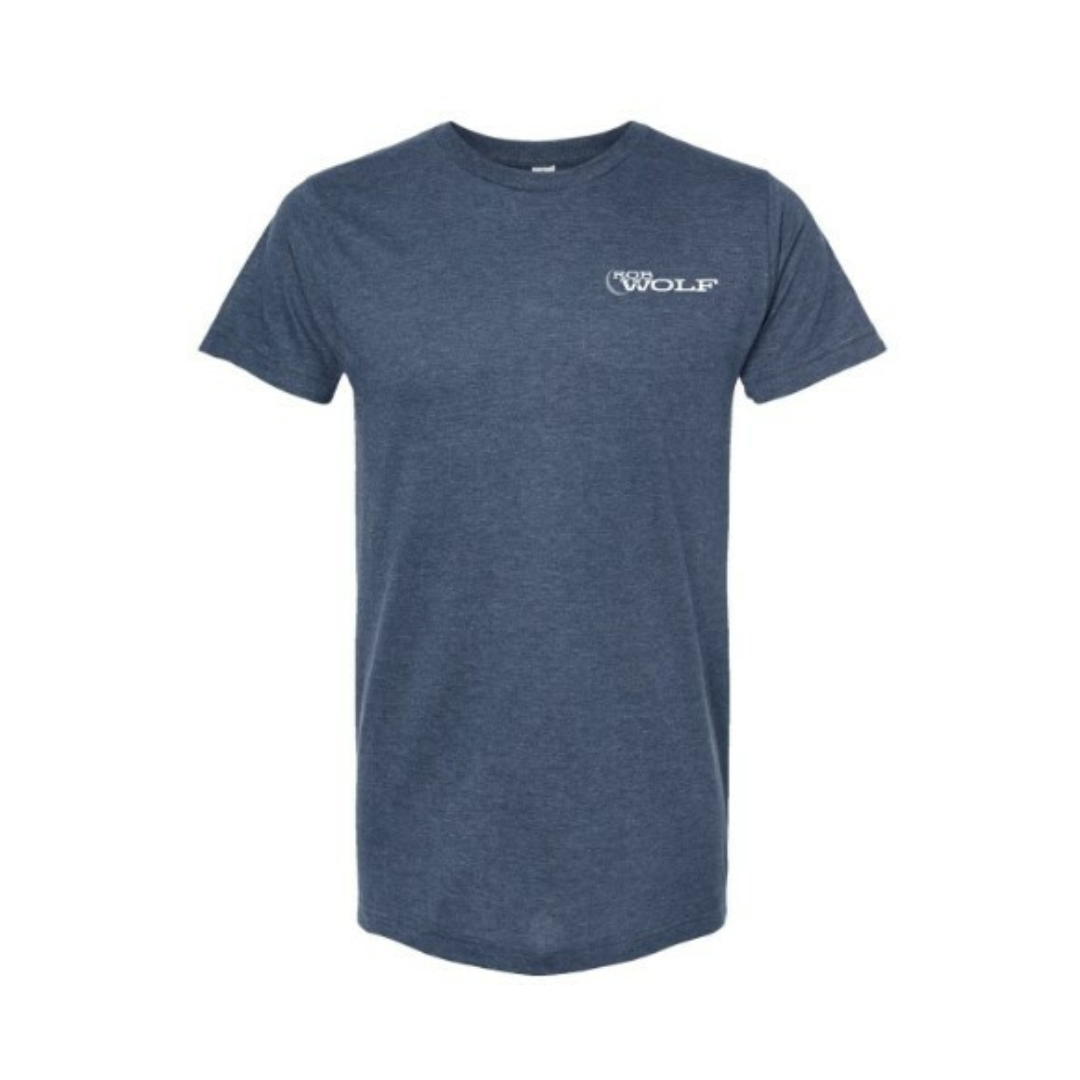 Heather Blue Logo Tee