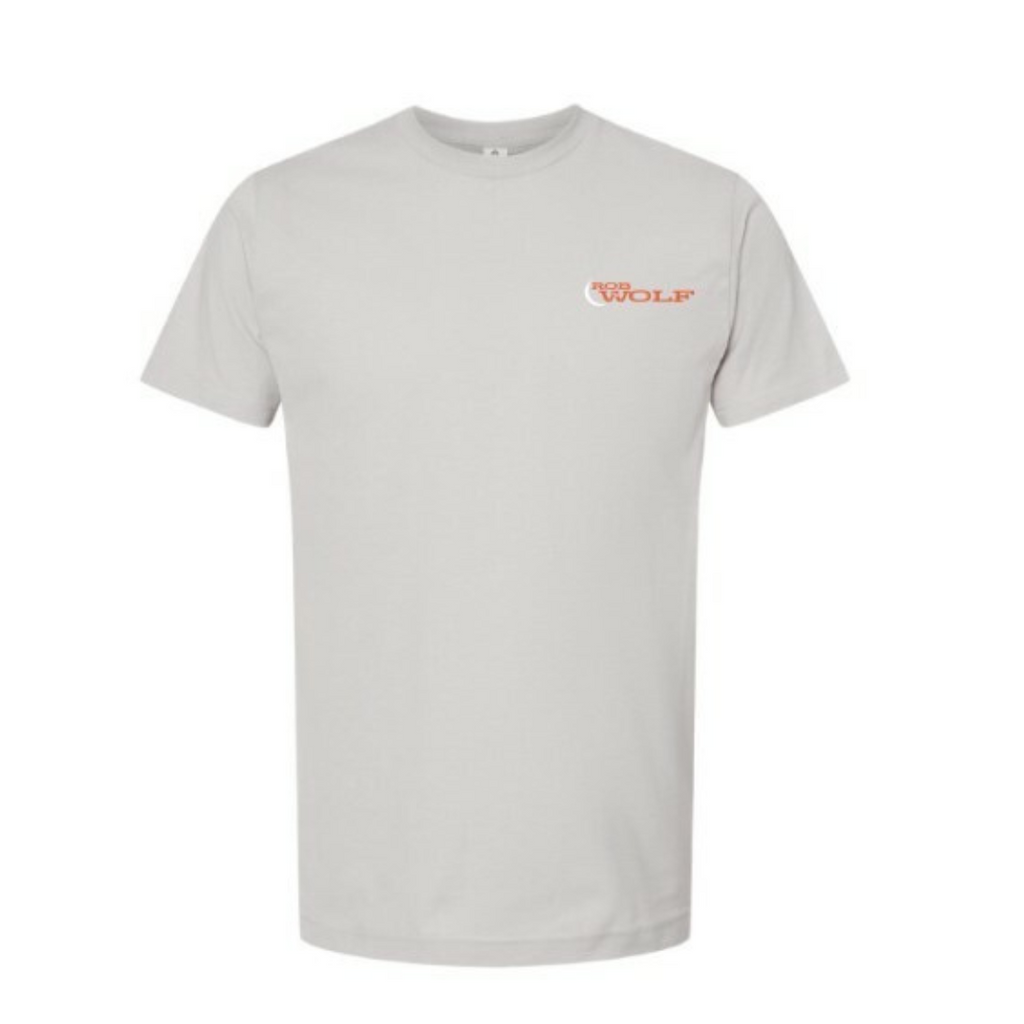 Silver Front Logo Tee