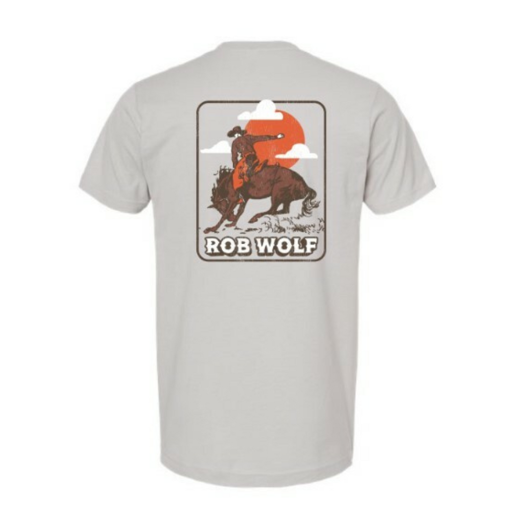 Silver Front Logo Tee