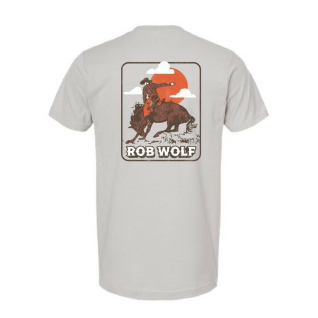 Silver Front Logo Tee